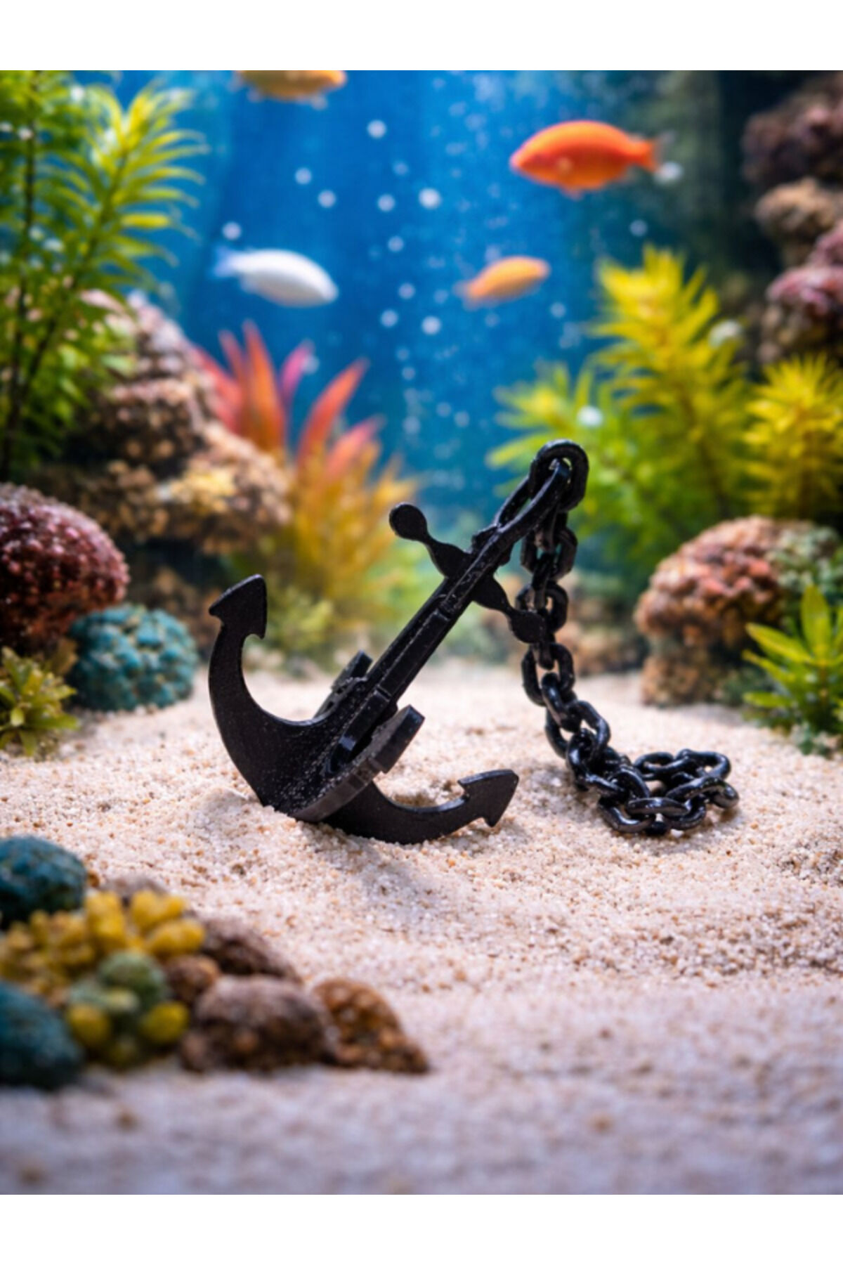 ⚓Akvaryum Çapa Dekoru 7,5 cm 1 Adet