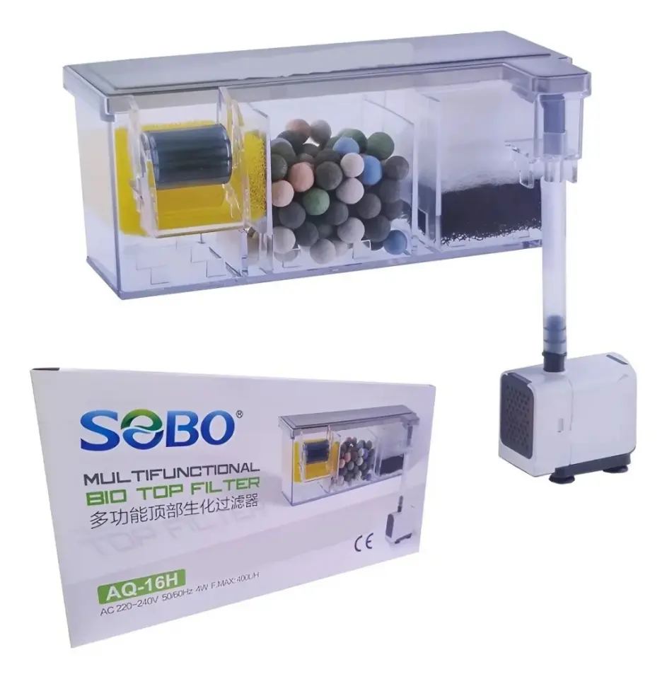 Sobo Bio Askı Filtre 4W. 400 Lt/Saat AQ-16H
