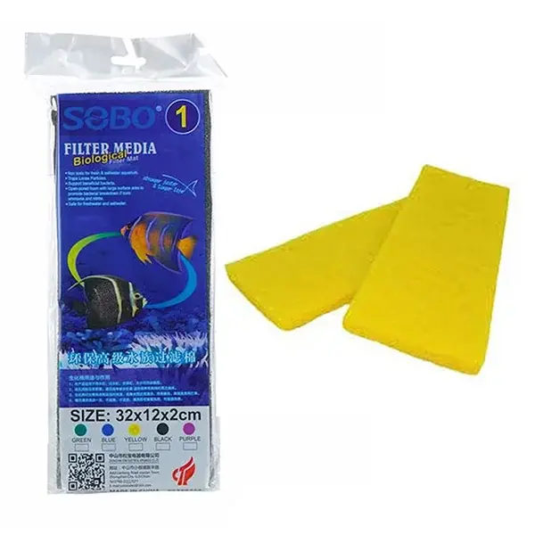 Sobo Biyolojik Filtre Süngeri 32x12x2 Sarı