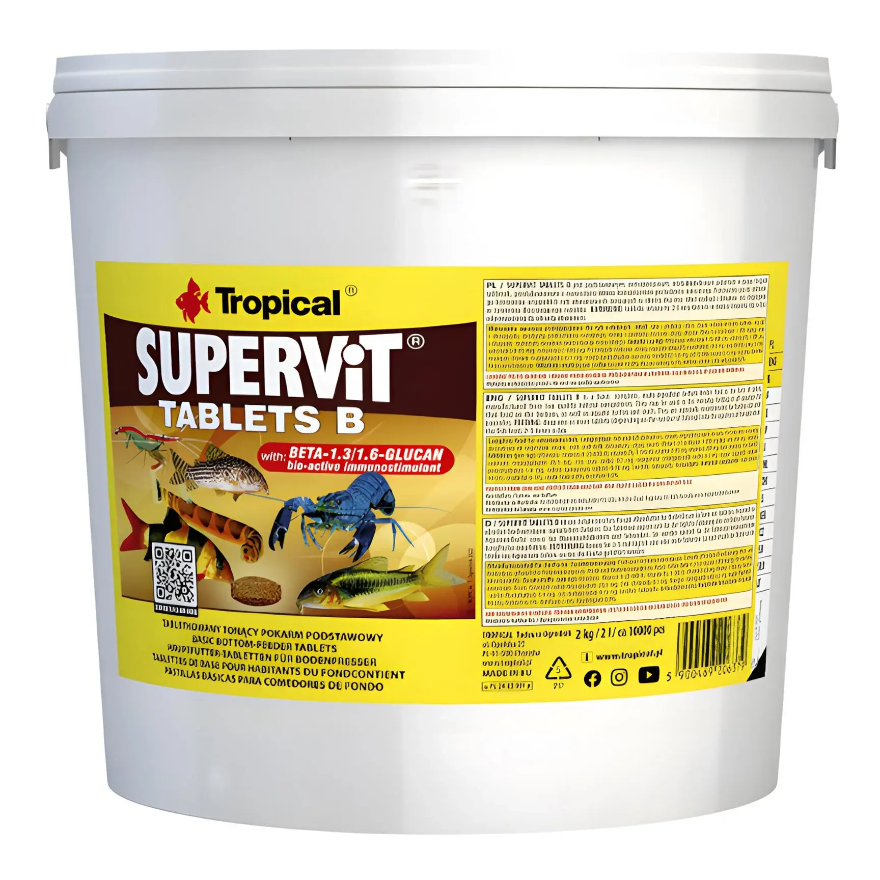 Tropical Supervit Tablets B 100 Adet Kovadan Bölme