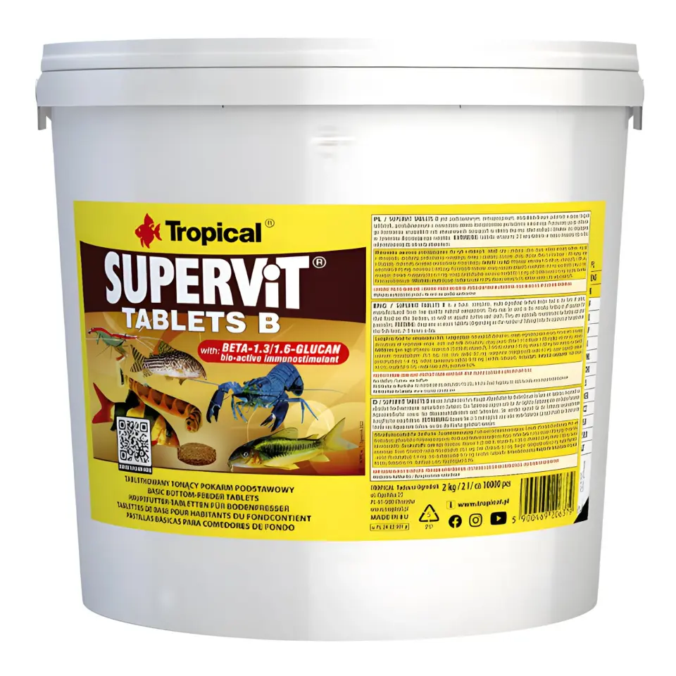 Tropical Supervit Tablets B 100 Adet Kovadan Bölme
