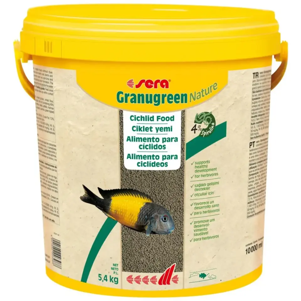 Sera Granu Green Nature Balık Yemi Kovadan Bölme