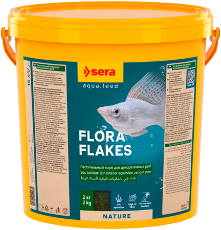 Sera Flora Flakes  Balık Yemi Kovadan Bölme