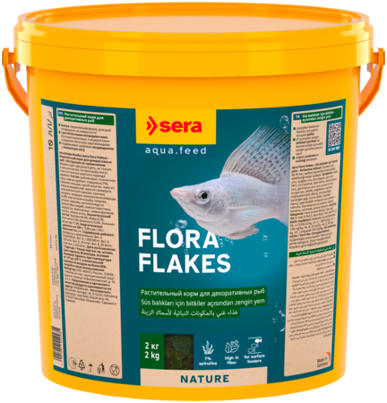 Sera Flora Flakes  Balık Yemi Kovadan Bölme