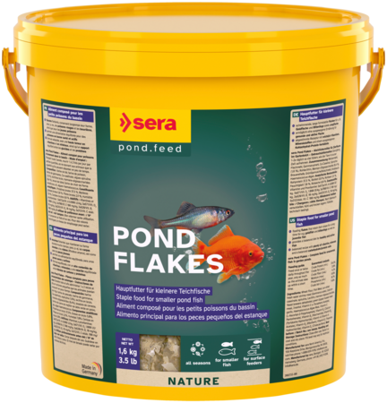 Sera Pond Flakes Japon Balığı Yemi Kovadan Bölme
