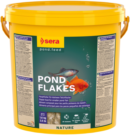 Sera Pond Flakes Japon Balığı Yemi Kovadan Bölme