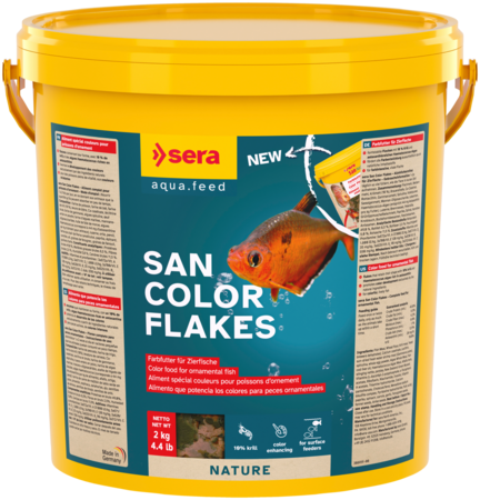 Sera San Color Flakes Nature Pul Yem Kovadan Bölme