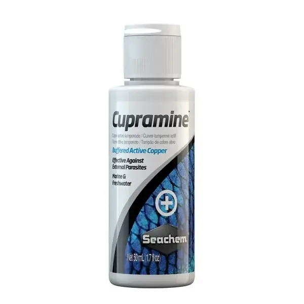 Seachem Cupramine Dış Parazit İlacı